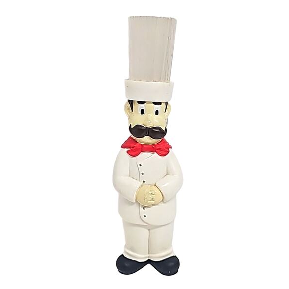 Chef Figure Basting Brush Kitchen Decor Restaurant Decor Cafe Pub 6" Tall - Picture 1 of 6